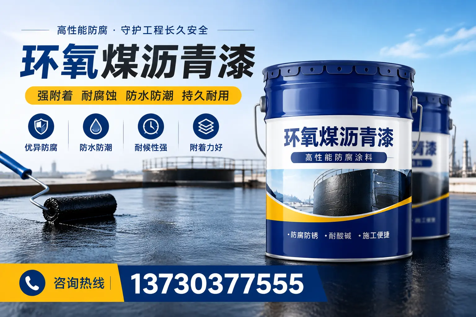 如何判断环氧煤沥青漆的质量?长海消费者指南